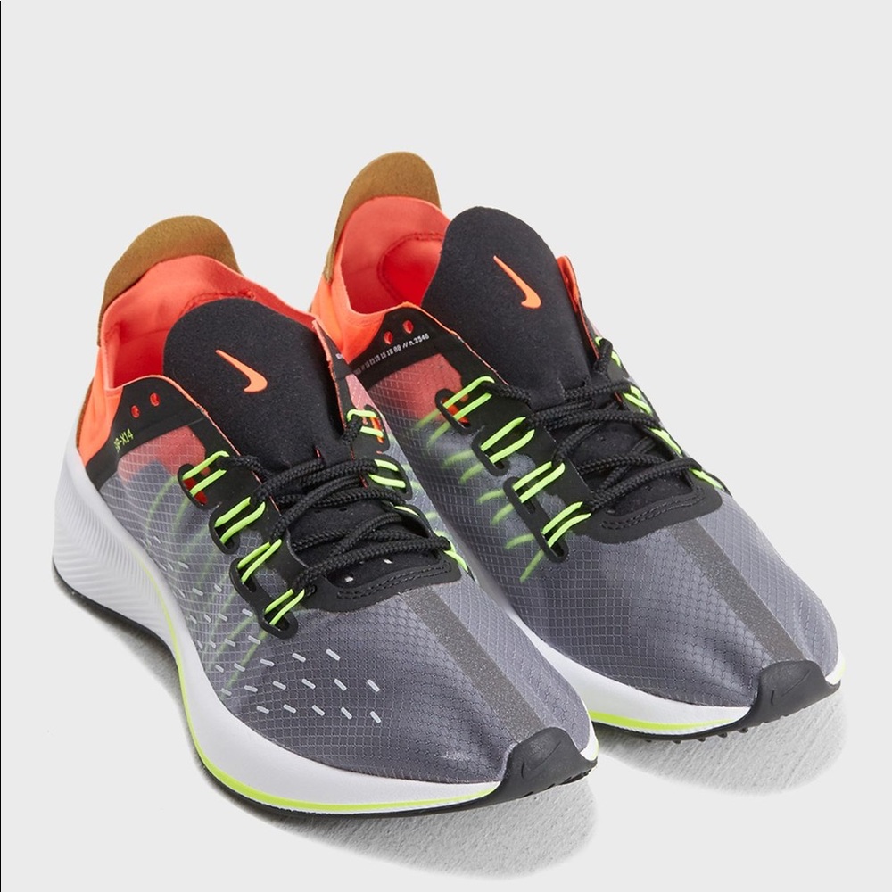 Nike EXP X-14 (GS) Black/Volt/ Total Crimson Sz 7Y